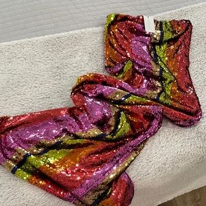 Sugar lips XS multicolored sequin dress WITH TAGS